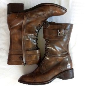 Cole Haan <> Nike Air Leather Boots-  size 7.5